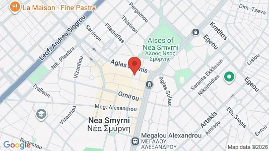 Apartments for rent i Ano Nea Smyrni - kort over placeringen