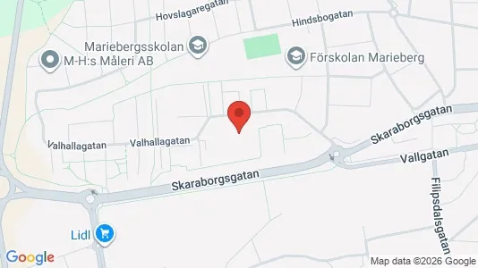Apartments for rent i Skara - kort over placeringen