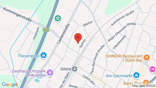 Apartments for rent i Götzis - kort over placeringen