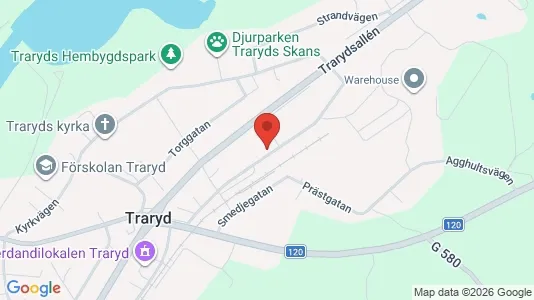 Apartments for rent i Markaryd - kort over placeringen