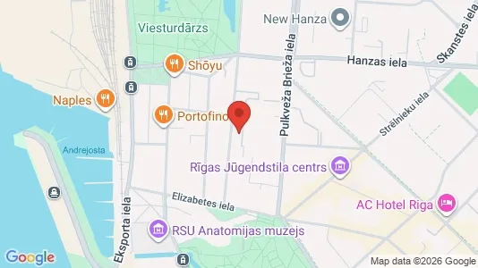Apartments for rent i Riga Centrs - kort over placeringen