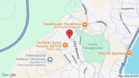 Apartments for rent i Kavala - kort over placeringen