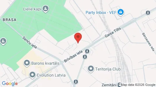 Apartments for rent i Riga Grīziņkalns - kort over placeringen