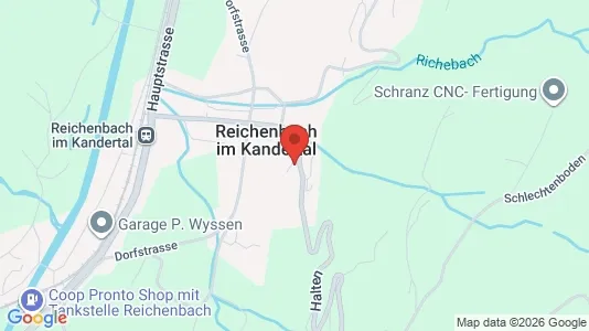 Apartments for rent i Frutigen-Niedersimmental - kort over placeringen