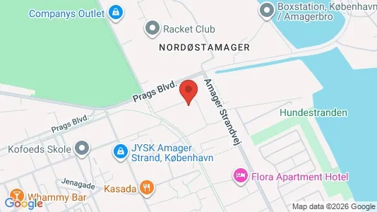 Apartments for rent i Copenhagen S - kort over placeringen