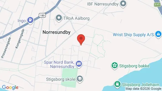 Apartments for rent i Nørresundby - kort over placeringen