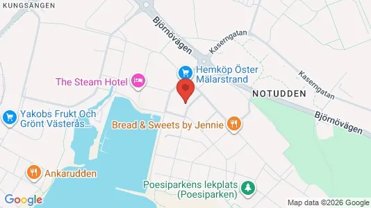 Apartments for rent i Västerås - kort over placeringen