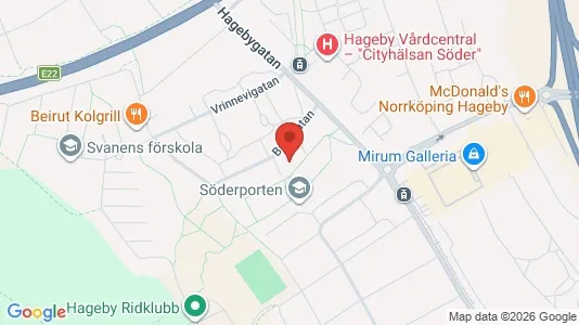 Apartments for rent i Norrköping - kort over placeringen