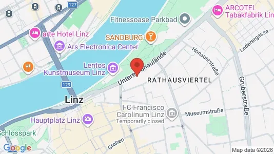 Apartments for rent i Leonding - kort over placeringen