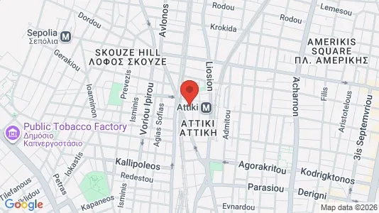 Apartments for rent i Athens Agios Nikolaos - kort over placeringen