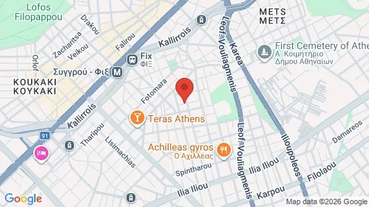 Apartments for rent i Athens Akropoli - kort over placeringen