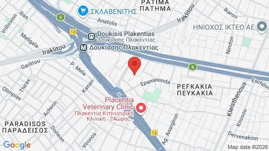 Apartments for rent i Agia Paraskevi - kort over placeringen