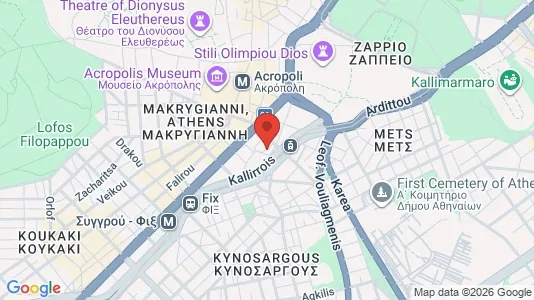 Apartments for rent i Athens Akropoli - kort over placeringen
