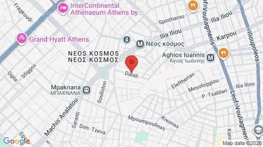 Apartments for rent i Dafni-Ymittos - kort over placeringen