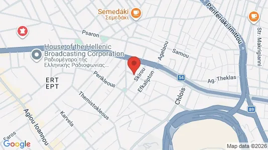 Apartments for rent i Agia Paraskevi - kort over placeringen