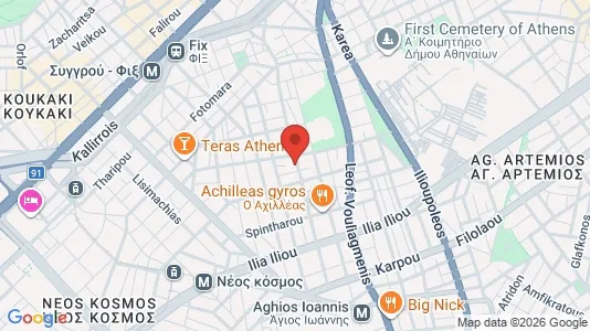 Apartments for rent i Athens Akropoli - kort over placeringen