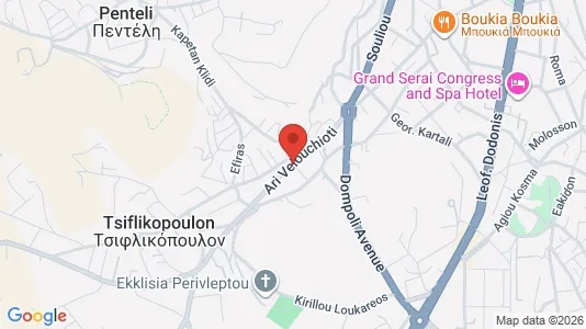 Apartments for rent i Ioannina - kort over placeringen