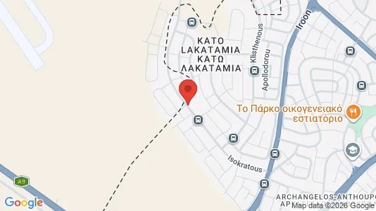 Apartments for rent i Nicosia Lakatameia - kort over placeringen
