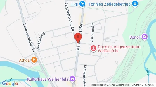 Apartments for rent i Burgenlandkreis - kort over placeringen