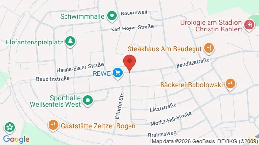 Apartments for rent i Burgenlandkreis - kort over placeringen
