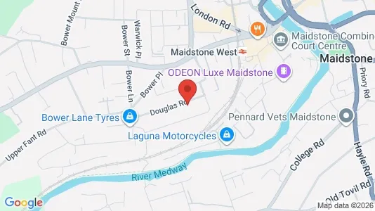 Apartments for rent i Maidstone - Kent - kort over placeringen