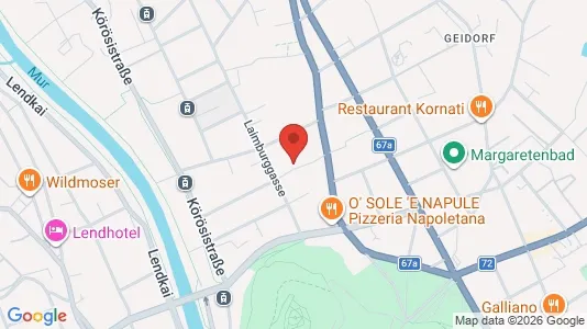 Apartments for rent i Eggersdorf bei Graz - kort over placeringen