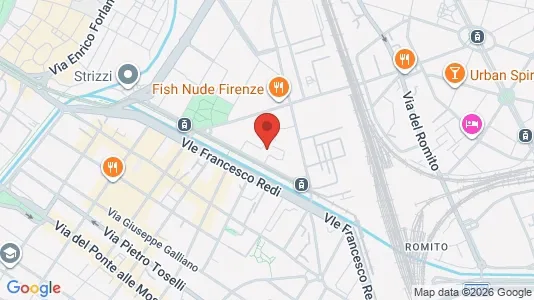 Apartments for rent i Florence - kort over placeringen