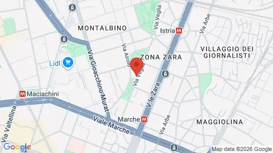 Apartments for rent i Milano Zona 9 - Porta Garibaldi, Niguarda - kort over placeringen