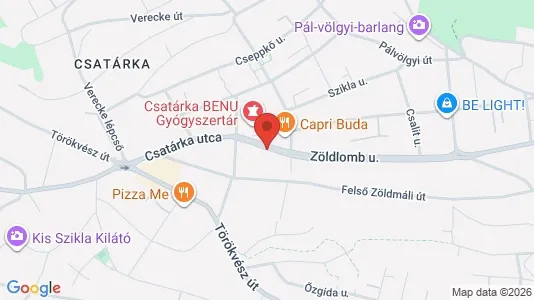 Apartments for rent i Budapest Rákosmente - kort over placeringen