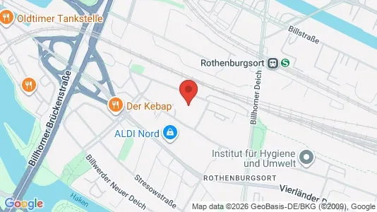 Apartments for rent i Hamburg Mitte - kort over placeringen
