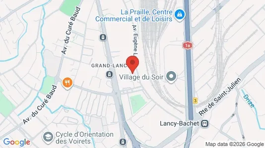 Apartments for rent i Lancy - kort over placeringen