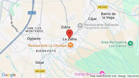 Apartments for rent i La Zubia - kort over placeringen
