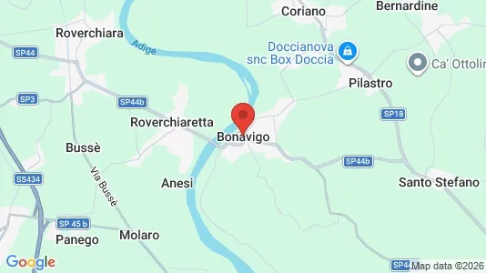 Apartments for rent i Bonavigo - kort over placeringen
