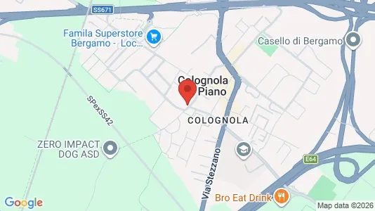 Apartments for rent i Bergamo - kort over placeringen