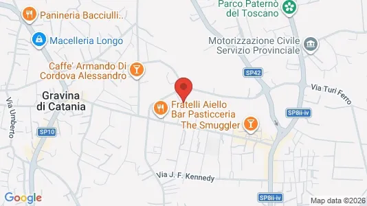 Apartments for rent i Catania - kort over placeringen