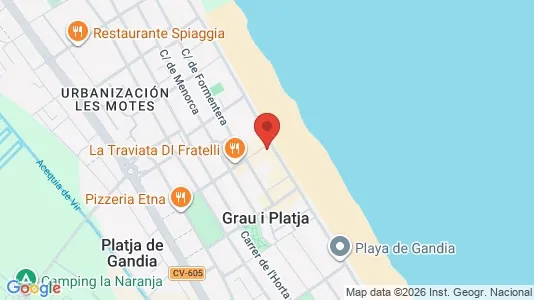 Apartments for rent i Las Palmas de Gran Canaria - kort over placeringen