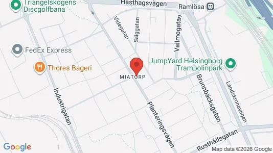 Apartments for rent i Helsingborg - kort over placeringen