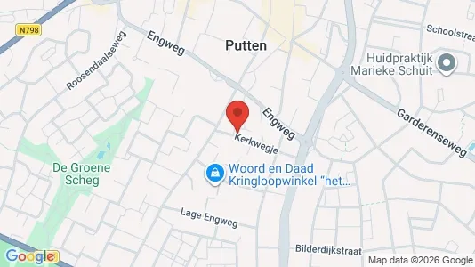 Apartments for rent i Putten - kort over placeringen