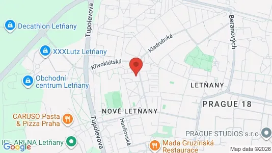 Apartments for rent i Prague 18 - kort over placeringen