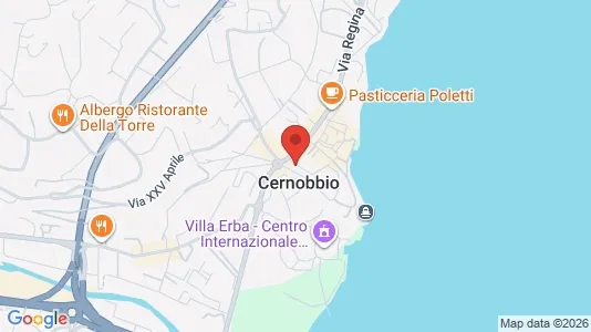 Apartments for rent i Cernobbio - kort over placeringen