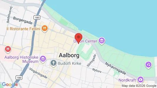 Apartments for rent i Aalborg Center - kort over placeringen