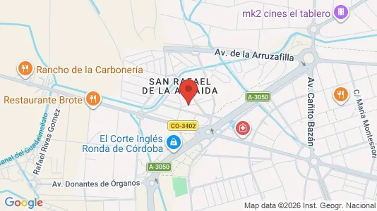 Apartments for rent i Córdoba - kort over placeringen