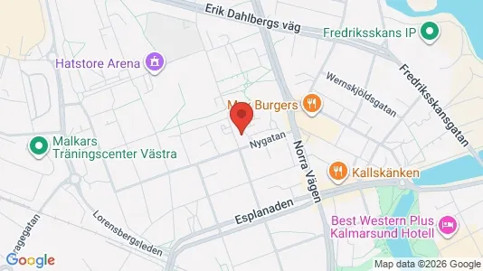 Apartments for rent i Kalmar - kort over placeringen