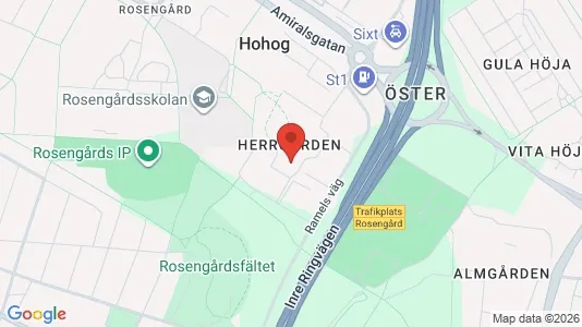 Apartments for rent i Rosengård - kort over placeringen