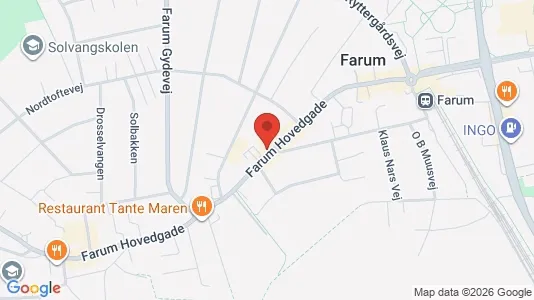 Apartments for rent i Farum - kort over placeringen