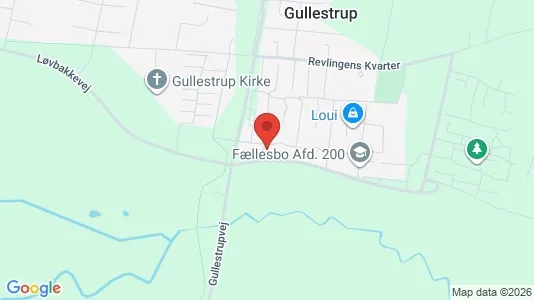 Apartments for rent i Herning - kort over placeringen