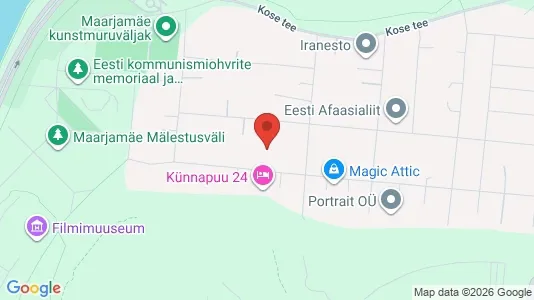 Apartments for rent i Tallinn Pirita - kort over placeringen