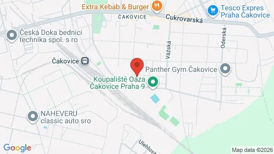 Apartments for rent i Prague 18 - kort over placeringen