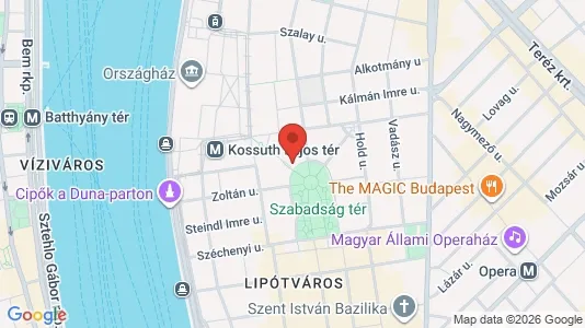 Apartments for rent i Budapest Belváros-Lipótváros - kort over placeringen