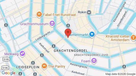 Apartments for rent i Amsterdam Centrum - kort over placeringen